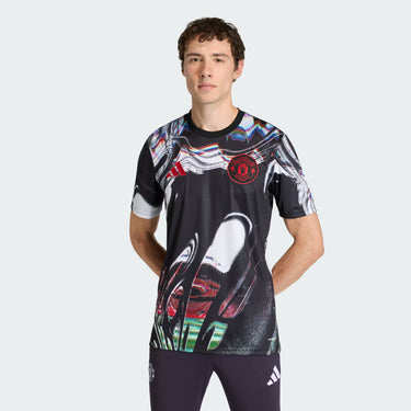 Maillot Pré-Match Manchester United 2026 Homme - Noir