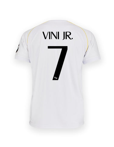 Maillot Real Madrid Domicile Vini Jr. N°7 Homme 2025/26 Blanc