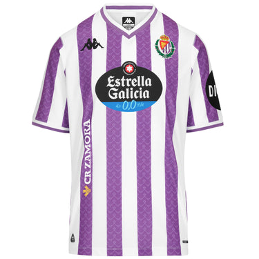Maillot Real Valladolid Domicile Kombat Homme 2025/26 Blanc-Violet