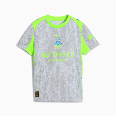 Maillot Manchester City Third Junior 2025/26 Gris
