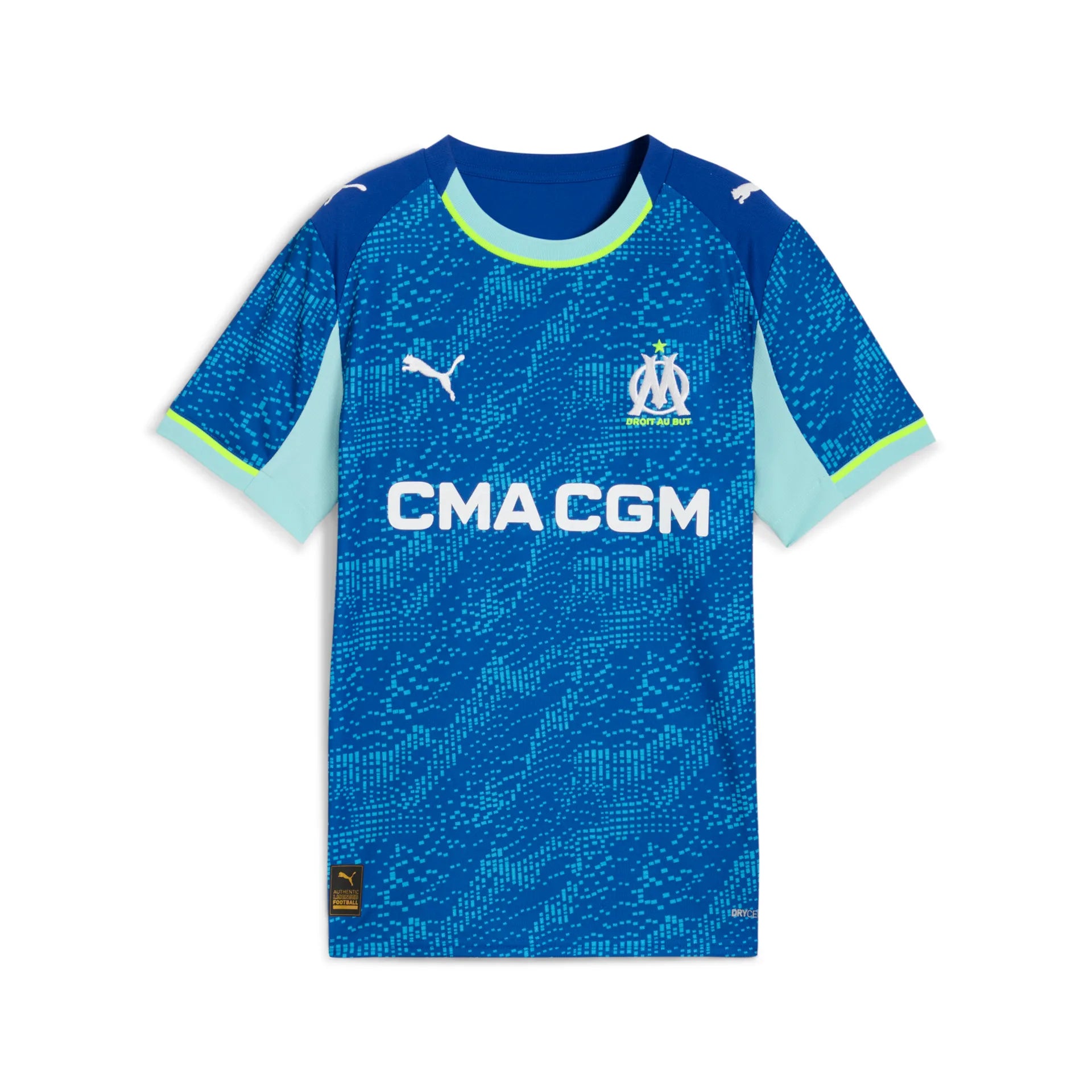 OM Third Jersey 2025/26 Blue – Puma Official Kids – Planet Foot
