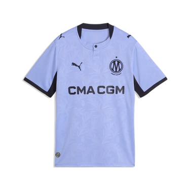 Haut du bundle – photographie originale Maillot Third OM Enfant 2026/27 Lavande Bleu Marine