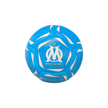 Mini ballon OM Big Logo officiel, vue globale avec logo central.
