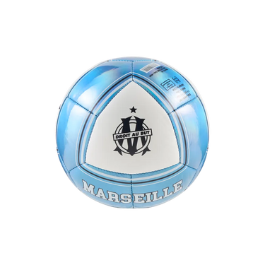 Mini ballon Olympique de Marseille culture blanc détail