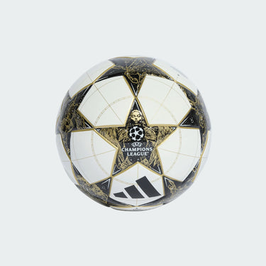 Détail du design Ligue des champions sur le mini ballon Real Madrid.