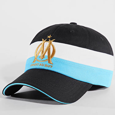Casquette OM Stripes Adulte 2024/25 Noir - Planet Foot