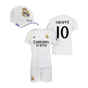 Pack Kit Ensemble Mbappé - Casquette Real Madrid Junior Supporter 2025/26