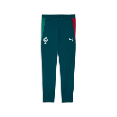 Le pantalon d'entraînement bleu du Portugal Puma offre une coupe slim moderne.