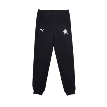 Pantalon OM Blank enfant noir PUMA, vue avant officielle.