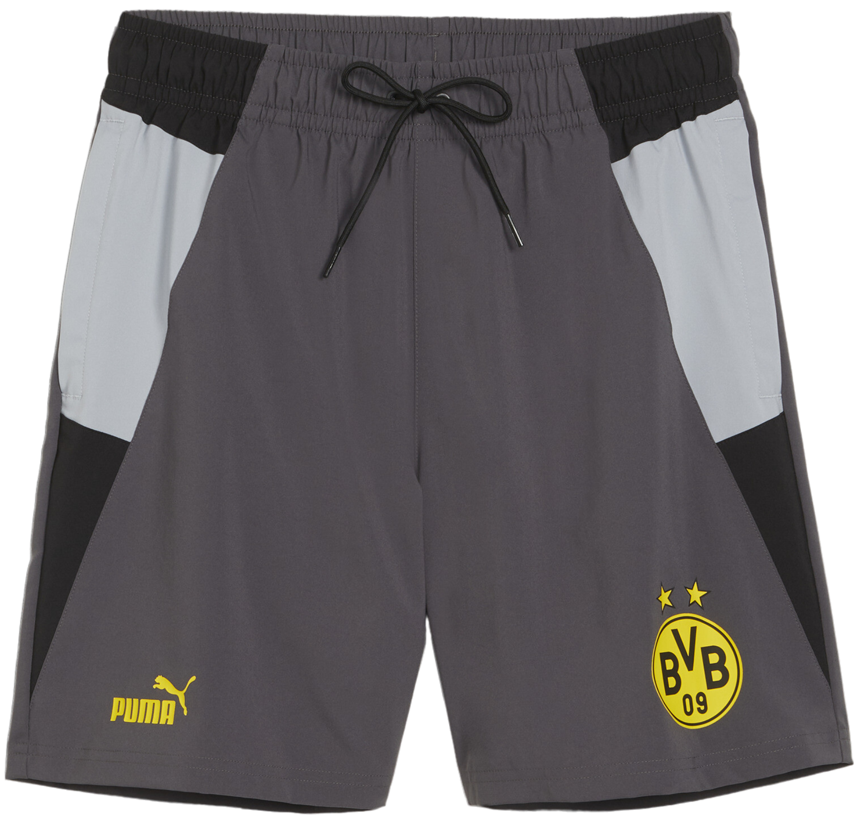 Borussia Dortmund Woven Men s Shorts 2023 24 Gray BVB
