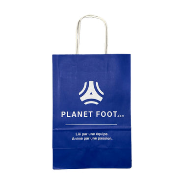 Sac PlanetFoot Bleu Kraft Cadeau | Moyen Format
