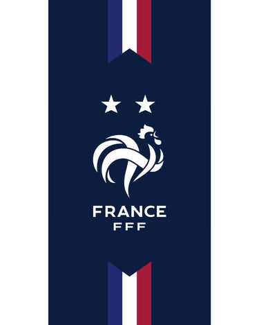 Drap de Plage France Bleu Marine 2024 ( FFF )