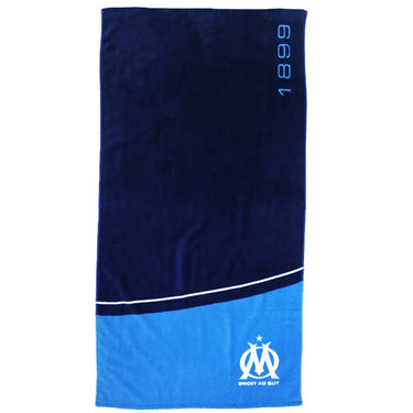 Serviette de bain OM 75x150 cm Coton Football Marseille - Curve