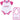 Set Body Bavoir OM Bébé Fille 2025/26 Rose