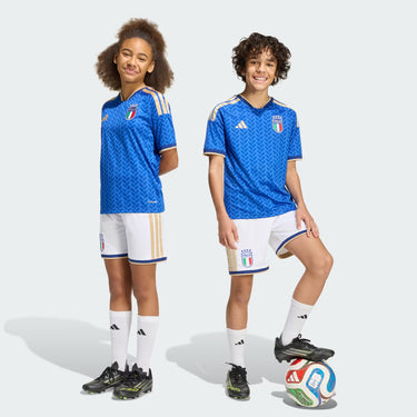 Short Italie Domicile Junior 2026 Blanc