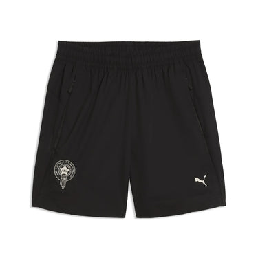Le short noir du Maroc PumaTech offre un style urbain et athlétique.