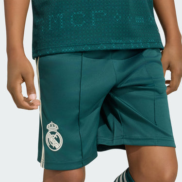 Real Madrid 2026/27 Kids' Away Shorts Green