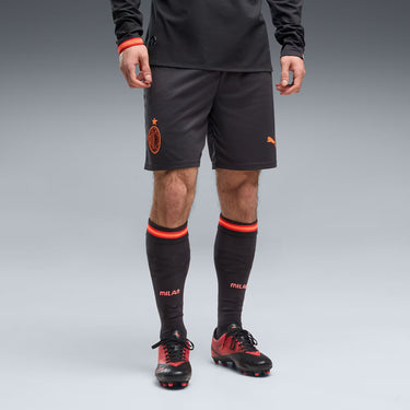 Short Third AC Milan Homme 2026/27 Gris Foncé Rouge