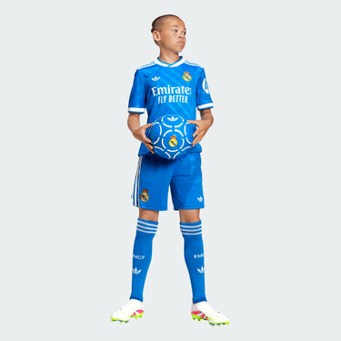 Short Real Madrid Third Junior 2025/26 Bleu