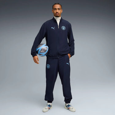 Ensemble Veste Pantalon Manchester City Essentials Homme 2025/26 Bleu