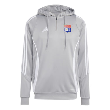 Sweat à Capuche Olympique Lyonnais Staff Homme 2025/26 Gris