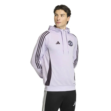 Sweat à Capuche Manchester United Tiro 25 Competition Homme - Violet