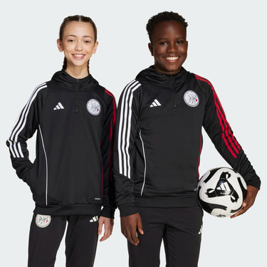 Sweat à Capuche Ajax Amsterdam Training Tiro 25 Junior 2025/26 Noir