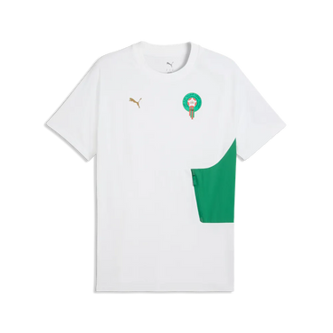 Le t-shirt blanc du Maroc PumaTech offre un style moderne et épuré.