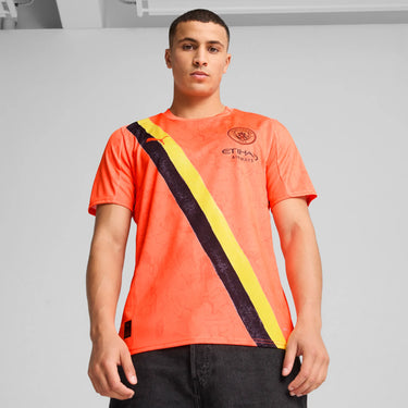 Maillot Manchester City x KIDSUPER Gardien Homme 2025/26 Orange - Planet Foot