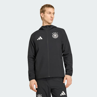 Veste Coupe-Vent Allemagne Tiro Travel Homme 2026 Noir - Coupe du Monde