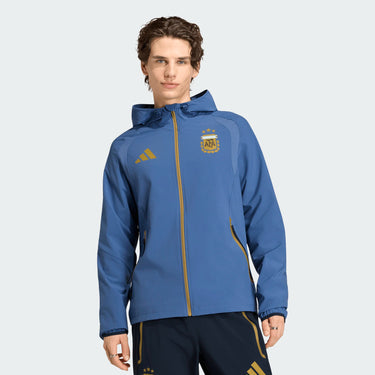 Veste Coupe-Vent Argentine Tiro Travel Homme 2026 Bleu - Coupe du Monde