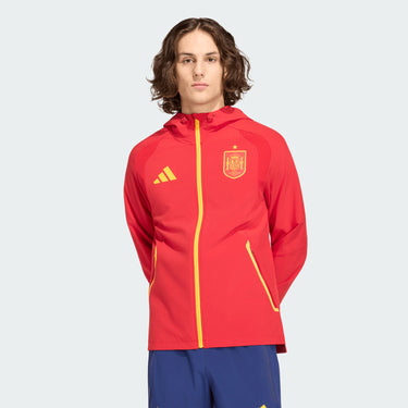 Chaqueta Cortavientos España Tiro Travel Hombre 2026 Roja - Copa Mundial