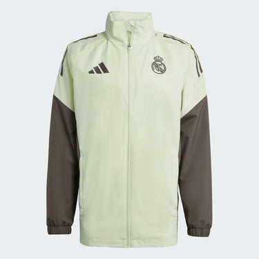 Veste Real Madrid All Weather Tiro 25 Homme 2025/26 Vert Clair