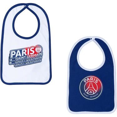 Bavoir Bébé Paris Saint-Germain Lot de 2 Blanc/Bleu 2023-24