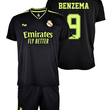 Kit Real Madrid Junior Third Benzema 2022/23 Roger's Replica