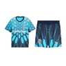 Ensemble Maillot Short OM Gardien Homme 2026/27 Bleu – vue de l'ensemble sur fond blanc