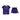 Ensemble Maillot Short Toulouse FC Domicile Homme 2026/27 Violet Blanc (TFC) – vue de l'ensemble sur fond blanc