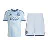 Ensemble Maillot Short Ajax Amsterdam Third Homme 2026/27 Bleu – vue de l'ensemble sur fond blanc