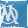 Coussin OM Imprimé | Oeko-Tex | Coussin 40x40 cm | Bleu - Planet Foot