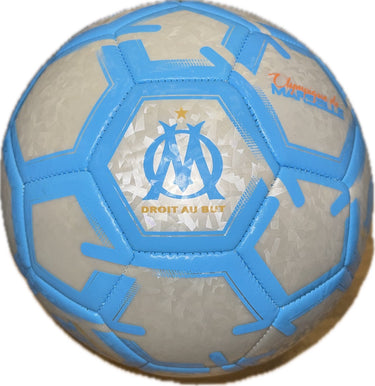 Ballon OM Hologramme 2025 Blanc/Bleu