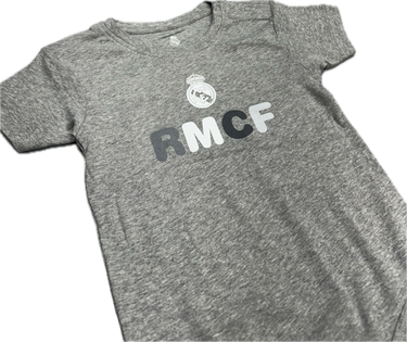 Body Real Madrid Manches Courtes 2024 Gris