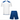 Ensemble Maillot Short AS Monaco Training 2023/24 Blanc/Bleu