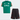 Ensemble Maillot Short Manchester United Training Jr. 2023/24 Vert/Noir