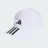 Casquette Adidas Baseball Training AEROREADY à 3 Bandes Blanc