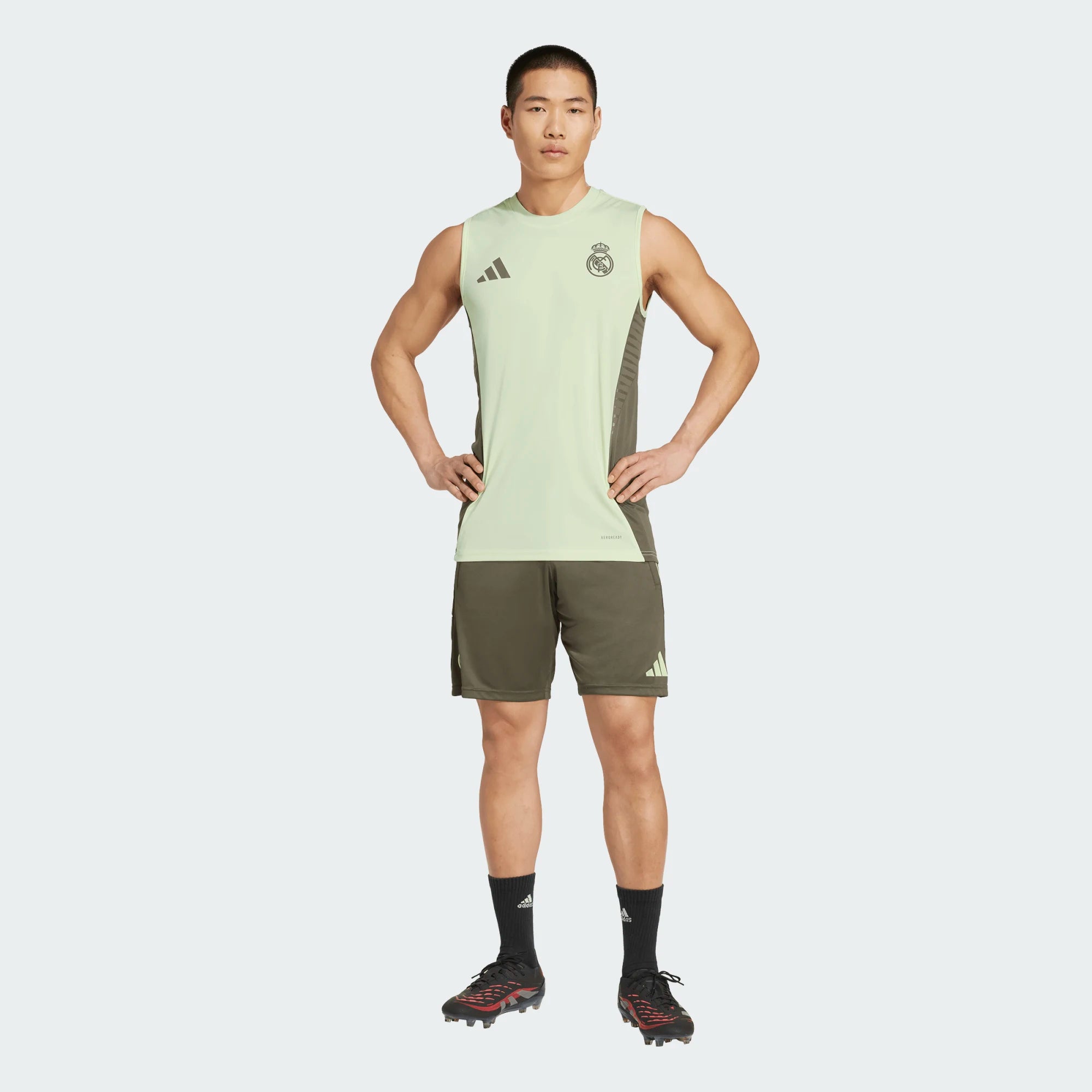 Real Madrid Training Tiro 25 Adult Tank Top 2025/26 Green – Planet