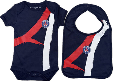 Ensemble Set Body + Bavoir Paris Saint-Germain Bébé 2025 Bleu ( PSG )
