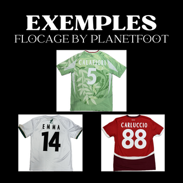Flocage sur Mesure de votre Maillot – PlanetFoot