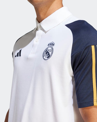 Polo Real Madrid Tiro Homme 2023/24 Blanc