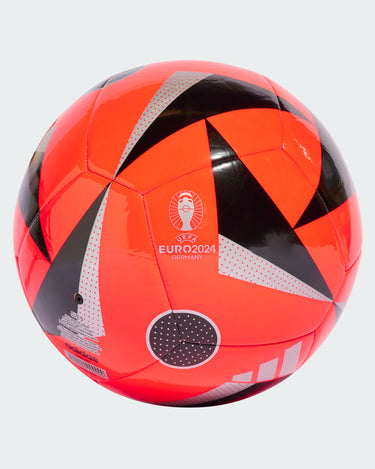 adidas Ballon FUSSBALLLIEBE Club EURO 2024 - Rouge/Noir/Argenté
