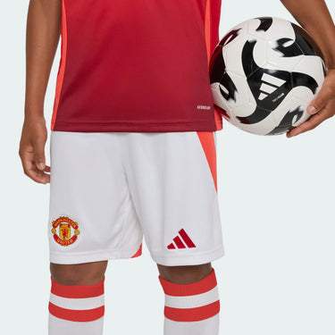 Short Manchester United Domicile Junior 2024/25 Blanc